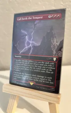 Call Forth the Tempest (Borderless) Commander: the Lord of the Rings: Tales... - Image 2