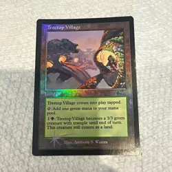 Wizards of the Coast MTG Treetop Village Urza's Legacy Foil #143/143 - Image 1