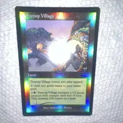 Wizards of the Coast MTG Treetop Village Urza's Legacy Foil #143/143 - Image 4