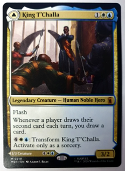 King T'Challa / Black Panther, Hope Enduring - MTG Marvel Super Heroes - 0219 NM - Image 1