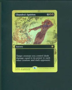 Magic the Gathering Chandra’s Ignition First Place Foil NM - Image 1