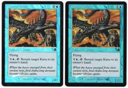 Coastal Drake x2 2x 2001 Apocalypse FOIL Blue Common Creature MTG SP - NM AZ1 - Image 1