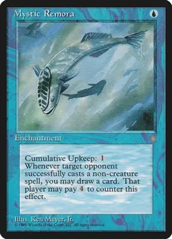 Mystic Remora Ice Age NM MTG - Image 1