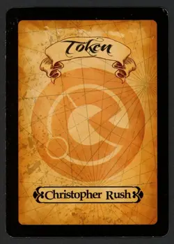 ***Dragon Token Signed*** MTG Token Christopher Rush Magic Kid Icarus - Image 2