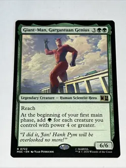1x Giant-Man, Gargantuan Genius MTG - Commander: Marvel Super Heroes - NM-Mint - Image 1