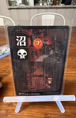 Swamp (298) - JP Full Art Kamigawa: Neon Dynasty Regular - Image 1