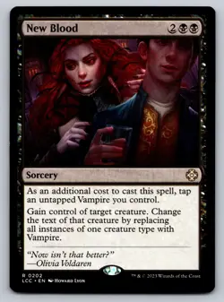 New Blood 202 Rare Commander: The Lost Caverns of Ixalan Magic: The Gathering LP - Image 1