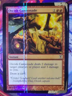 MTG Detainment Spell + Orcish Cannonade TAPE MAJOR ERROR Misprint Connectors - Image 2