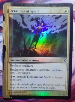 MTG Detainment Spell + Orcish Cannonade TAPE MAJOR ERROR Misprint Connectors - Image 3