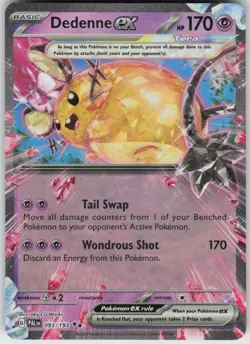 Dedenne ex 093/193 Double Rare Paldea Evolved Near Mint - Image 1