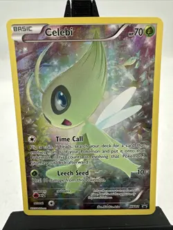 NM! Celebi (XY111) Generations Full Art Black Star Promo Pokemon Card! - Image 1