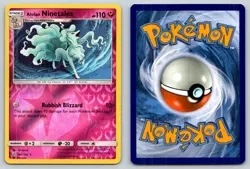 ALOLAN NINETALES 145/236 HOLO R COSMIC ECLIPSE POKEMON REVERSE HOLO LP YAMAKI - Image 3