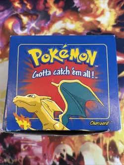 Pokemon Charizard 23K Gold card Blue Box Burger King 1999 - Image 1