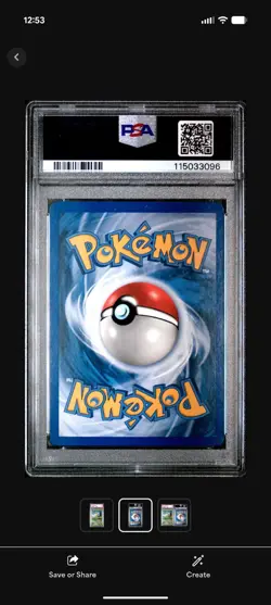 Pokemon Turtwig D&P Burger King Stamp Reverse Holo Promo #103/130 PSA 9 (Pop 16) - Image 2