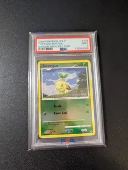 Pokemon Turtwig D&P Burger King Stamp Reverse Holo Promo #103/130 PSA 9 (Pop 16) - Image 4