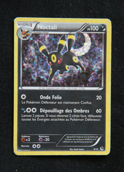 Pokemon "Noctali / Umbreon" 9/12 *Holo* McDonald's 2013 - French - Good - Image 1
