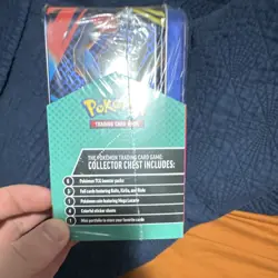 Pokemon TCG Fall 2025 Mega Evolution Collector Chest LunchBox SEALED Slight Tear - Image 1
