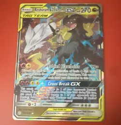 The Pokemon Company Reshiram & Zekrom GX TAG TEAM Full Art Holo UR 157/236 - Image 1