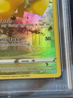 Pokemon Crown Zenith: Galarian Gallery #GG30/GG70 Pikachu Full Art Holo PSA 9 - Image 5