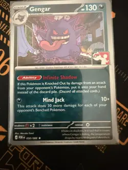 Gengar Non Holo Prize Pack Series 9 - Pokemon 050/088 Near Mint - Image 1