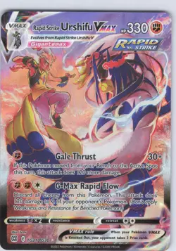 Rapid Strike Urshifu VMAX TG21/TG30 Brilliant Stars Trainer Gallery Pokemon NM - Image 1