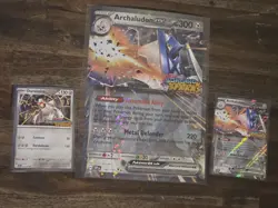 Pokemon TCG Archaludon ex, Duraludon Holo - Surging Sparks Stamped Promo + Jumbo - Image 1