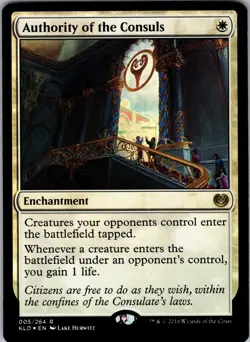 Authority of the Consuls Kaladesh Rare LP Magic: The Gathering 5 Foil - Image 1