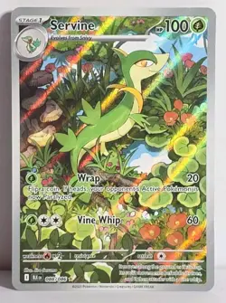 Servine 088/086 Sv: Black Bolt Full Art Holo Illustration Rare Pokemon TCG MP - Image 1