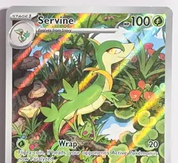 Servine 088/086 Sv: Black Bolt Full Art Holo Illustration Rare Pokemon TCG MP - Image 2