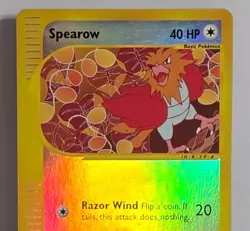 Spearow 130/165 Expedition Base Set Reverse Holo Vintage E Reader Pokemon TCG MP - Image 2