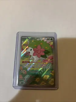 Shaymin 185/182 IR Destined Rivals Sv10 ILLUSTRATION RARE HOLO Pokemon English - Image 1