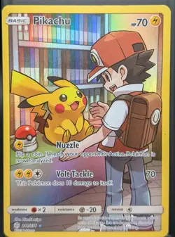 Pokemon Pikachu 241/236 - Cosmic Eclipse Pikachu Secret Rare Full Art - LP - Image 1