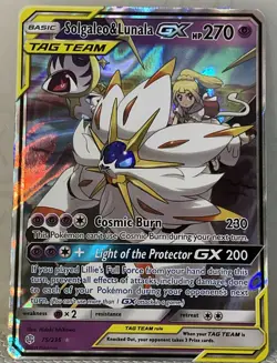 Solgaleo & Lunala GX 75/236 Sm-Cosmic Eclipse Pokemon TCG - Image 1