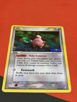 Cleffa 21/115 - Pokemon 2005 Unseen Forces Reverse Holo Stamped (LP+) - Image 3