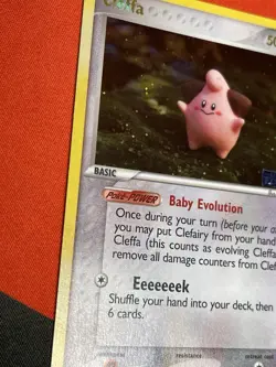 Cleffa 21/115 - Pokemon 2005 Unseen Forces Reverse Holo Stamped (LP+) - Image 5