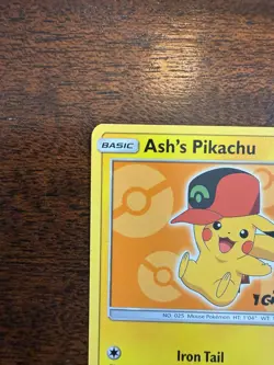 Pokemon TCG Ash's Pikachu SM110 Promo I Choose You! Near Mint - Image 4