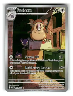 Raticate 099/088 Holo Illustration Rare Perfect Order Pokemon Near Mint - Image 1