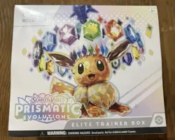 Pokemon TCG S&V Prismatic Evolutions ETB Elite Trainer Box FACTORY SEALED - Image 1