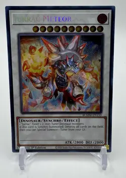 Jurrac Meteor BLMM-EN150 Monster Mayhem Yu-Gi-Oh First Edition LP - Image 1