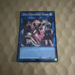 Yugioh Zenna's Deceiving Doll Maidens Link/Effect LINK-5 ATK 0 English Konami - Image 4