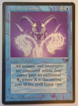 {1x} ~ In the Eye of Chaos ~ LP MTG **Reserved List** Legends Rare *Startropic* - Image 1