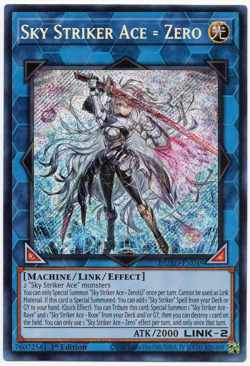 Sky Striker Ace = Zero DUAD-EN049 Secret Rare NM Yu-Gi-Oh! TCG - Image 1