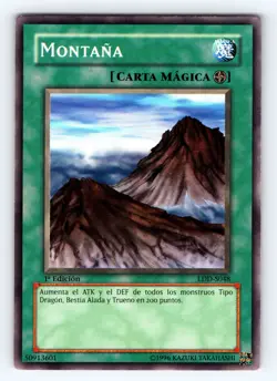 Yugioh Spanish Mountain LOB-048 1st Edition Common - LP-NM 💎 - Image 1