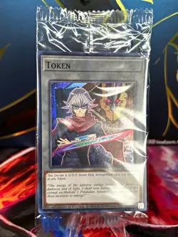 SEALED Yu-Gi-Oh! Declan & D/D/D Doom King Armageddon Token Foil Promo EN 2020 - Image 1