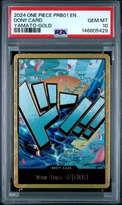 DON!! Gold (Yamato) PSA 10 One Piece PRB01- Premium Booster: The Best English - Image 1