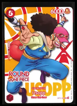 LP USOPP OP11-003 Round1 Promo 2026 Round One ENGLISH WHITE DOT TOP LEFT - Image 1