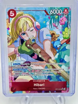 ONE PIECE Hibari Alternate Art A Fist of Divine Speed OP11-010 ENGLISH - Image 1