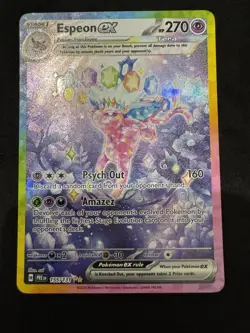 Espeon ex 155/131 Special Illustration Rare Pokemon Prismatic Evolutions - Image 1