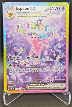Espeon ex 155/131 Special Illustration Rare Pokemon Prismatic Evolutions - Image 1