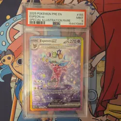 Pokemon Prismatic Evolutions Espeon ex #155/131 Special Illustration Rare PSA 9 - Image 1